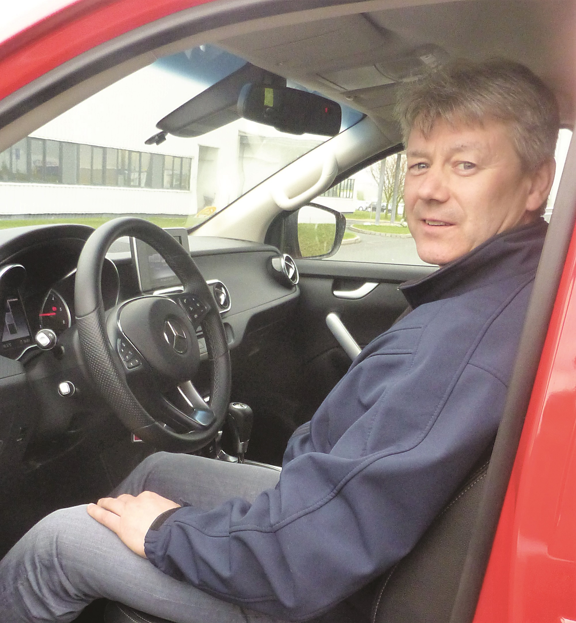 Mercedes-Benz X testoval Martin Piskora ze společnosti Yusen Logistics