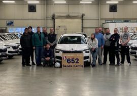 Drivalia dodala České poště 652 vozů Škoda Kamiq