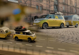 Expediční Volkswagen ID.Buzz je hvězdou největšího pojízdného modelářství. Upozorňuje na úspěch velkého bratra