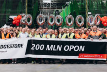 Bridgestone v Poznani vyrobil 200 milionů pneumatik. Závod funguje od roku 1998