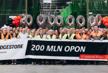 Bridgestone v Poznani vyrobil 200 milionů pneumatik. Závod funguje od roku 1998