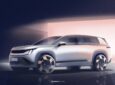 Škoda ukázala první skici sedmimístného elektromobilu Peaq. Premiéra proběhne 23. června ve Francii
